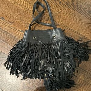 Frye fringe purse